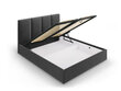 Voodi Mazzini Beds Juniper 160x200cm, tumehall hind ja info | Voodid | hansapost.ee