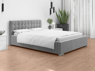 Кровать Loris 160x200 см, серая цена и информация | Кровати | hansapost.ee