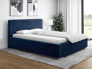 Кровать Lila 140x200 см, синяя цена и информация | Кровати | hansapost.ee