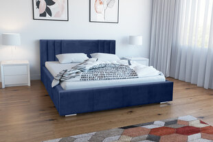 Кровать Zebra 180x200 см, синяя цена и информация | Кровати | hansapost.ee