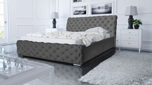 Кровать Lira 140x200 см, серая цена и информация | Кровати | hansapost.ee