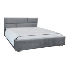 Кровать Prato 140x200 см, серая цена и информация | Кровати | hansapost.ee