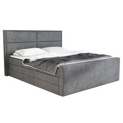 Кровать Lucy 140x200 см, темно-серая цена и информация | Кровати | hansapost.ee