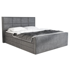 Кровать Ikar 160х200 см, темно-серая цена и информация | Кровати | hansapost.ee