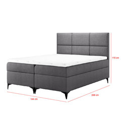 Кровать Selsey Firome, 140x200 см, серая цена и информация | Кровати | hansapost.ee