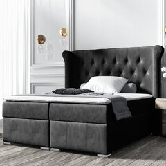 Кровать Selsey Montuno, 180x200 см, темно-серая цена и информация | Кровати | hansapost.ee