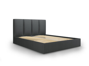 Кровать Micadoni Home Pyla 45, 160x200 см, темно-серая цена и информация | Кровати | hansapost.ee