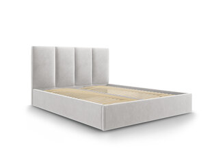 Кровать Micadoni Home Pyla, 160x200 см, светло-серая цена и информация | Кровати | hansapost.ee