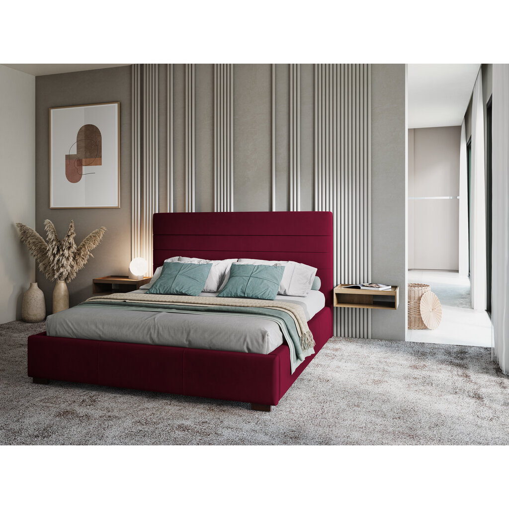 Voodi Micadoni Home Aranda, 180x200cm, punane hind ja info | Voodid | hansapost.ee