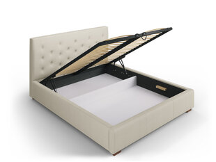 Кровать Micadoni Home Seri 45, 140x200 см, бежевая цена и информация | Кровати | hansapost.ee