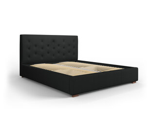 Кровать Micadoni Home Seri 45, 140x200 см, черная цена и информация | Кровати | hansapost.ee