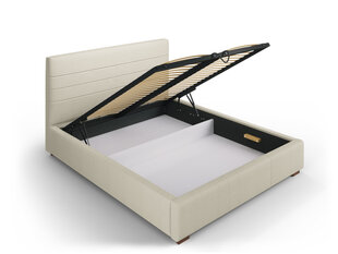 Кровать Micadoni Home Aranda 45, 160x200 см, бежевая цена и информация | Кровати | hansapost.ee