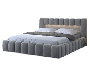 Кровать NORE Lamica 08, 140x200 см, серая цена и информация | Кровати | hansapost.ee