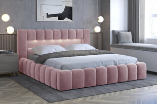 Кровать NORE Lamica 05, 160x200 см, розовая цена и информация | Кровати | hansapost.ee