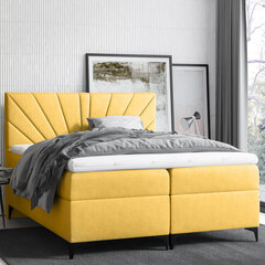 Кровать Selsey Tomene, 180x200 см, желтая цена и информация | Кровати | hansapost.ee