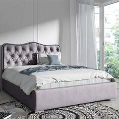 Кровать Selsey Sytian, 180x200 см, темно-серая цена и информация | Кровати | hansapost.ee