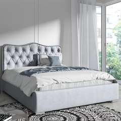 Кровать Selsey Sytian, 180x200 см, серая цена и информация | Кровати | hansapost.ee