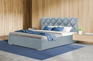 Кровать Caro, 180х200 см, серая цена и информация | Кровати | hansapost.ee