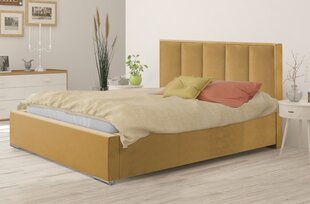 Кровать Genua, 180x200 см, желтая цена и информация | Кровати | hansapost.ee