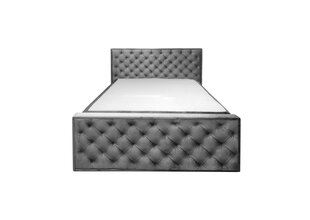 Континентальная кровать Suzy, 140x200 см, серая цена и информация | Кровати | hansapost.ee