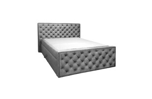 Континентальная кровать Suzy, 140x200 см, серая цена и информация | Кровати | hansapost.ee