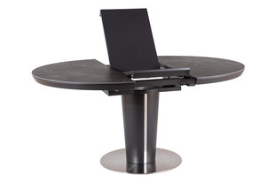 Стол обеденный раскладной Signal Meble Orbit 120 см, черный цена и информация | Кухонные и обеденные столы | hansapost.ee