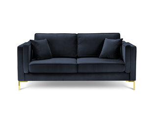 Двухместный бархатный диван Milo Casa Giuseppe, темно-синий цена и информация | Диваны | hansapost.ee