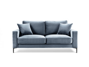 Двухместный бархатный диван Kooko Home Harmony, светло-голубой цена и информация | Диваны | hansapost.ee