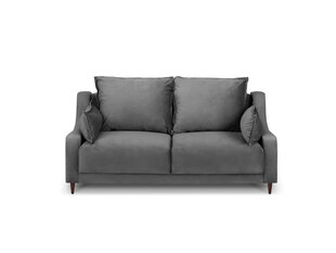 Двухместный бархатный диван Mazzini Sofas Freesia, серый цена и информация | Диваны | hansapost.ee