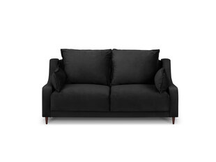 Двухместный бархатный диван Mazzini Sofas Freesia, черный цена и информация | Диваны | hansapost.ee