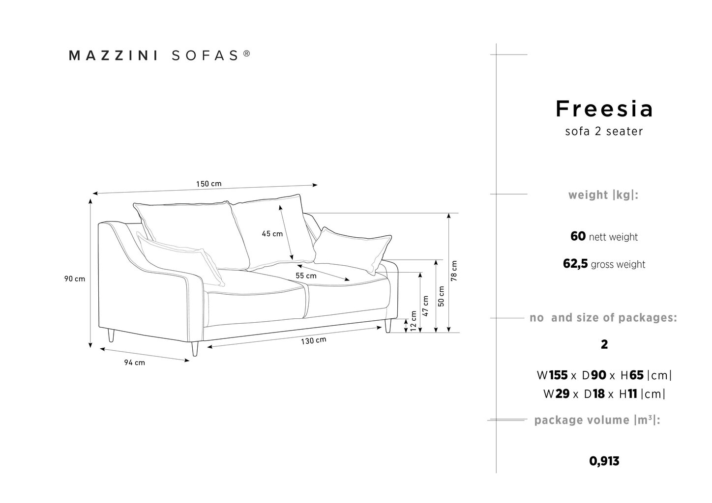 Kahekohaline samet diivan Mazzini Sofas Freesia, roheline hind ja info | Diivanvoodid ja diivanid | hansapost.ee