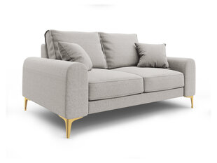 Двухместный диван Mazzini Sofas Madara, светло-серый цена и информация | Диваны | hansapost.ee