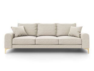 Трехместный диван Mazzini Sofas Madara 222 см, светло-бежевый цена и информация | Диваны | hansapost.ee