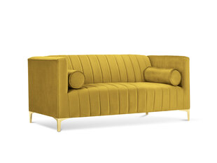Двухместный диван Kooko Home Tutti, желтый/золотистый цена и информация | Диваны | hansapost.ee