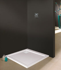 Dušialus Sanplast Space Line B/Space 70x90x3, matt hõbedane price and information | Shower trays | hansapost.ee