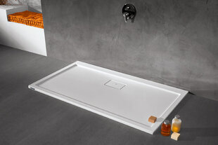 Dušialus Sanplast Space Line B/Space 70x120x3, libisemiskindla pinnaga, manhatan price and information | Shower trays | hansapost.ee