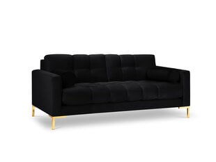 Двухместный диван Cosmopolitan Design Bali, черный/золотой цена и информация | Диваны | hansapost.ee
