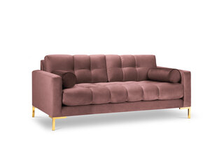 Трехместный диван Cosmopolitan Design Bali, розовый/золотой цена и информация | Диваны | hansapost.ee