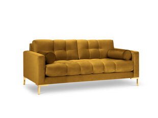 Трехместный диван Cosmopolitan Design Bali, желтый/золотой цена и информация | Диваны | hansapost.ee