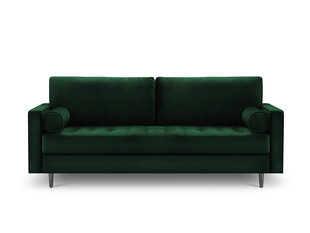 Трехместный диван Milo Casa Santo, темно-зеленый цена и информация | Диваны | hansapost.ee