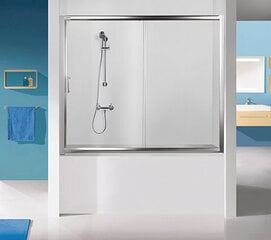Стенка для ванны Sanplast TX D2-W/TX5b 130s, профиль bahama светло-коричневый, прозрачное стекло W0 цена и информация | Аксессуары для ванн, душевых кабин | hansapost.ee