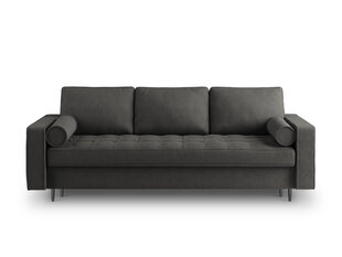 Трехместный диван Milo Casa Santo 8, темно-серый цена и информация | Диваны | hansapost.ee