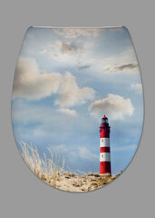 Cedo aeglaselt sulguv WC-poti kaas Carolina Beach Lighthouse SC Eco цена и информация | Принадлежности для унитазов, биде | hansapost.ee