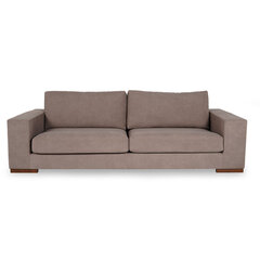 Трехместный диван Kalune Design Nplus, коричневый цена и информация | Диваны | hansapost.ee