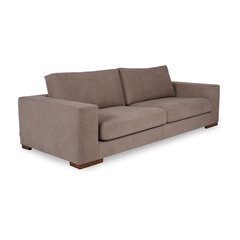 Трехместный диван Kalune Design Nplus, коричневый цена и информация | Диваны | hansapost.ee