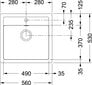 Köögivalamu Tectonite Franke, Sirius SID 610, carbon hind ja info | Köögivalamud | hansapost.ee