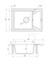 Deante graniidist köögivalamu Deante Evora ZQJ 211A, Graphite цена и информация | Köögivalamud | hansapost.ee