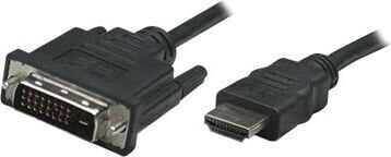 Manhattan HDMI/DVI DVI-D DL M/M 1.8m цена и информация | Juhtmed ja kaablid | hansapost.ee