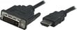 Manhattan HDMI/DVI DVI-D DL M/M 1.8m цена и информация | Juhtmed ja kaablid | hansapost.ee