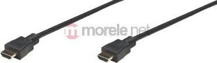 Manhattani kaabel HDMI-HDMI M/M 4K 30 Hz, must, 1,8 m hind ja info | Juhtmed ja kaablid | hansapost.ee
